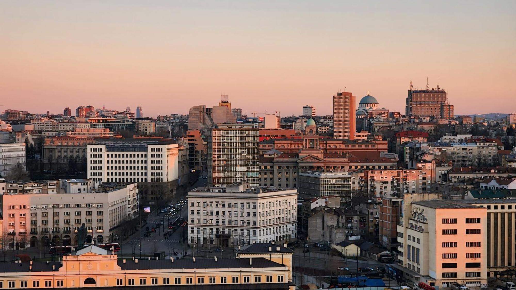 Belgrade Waterfront 16Th Fl Lux Apt. W/ City View Esterno foto